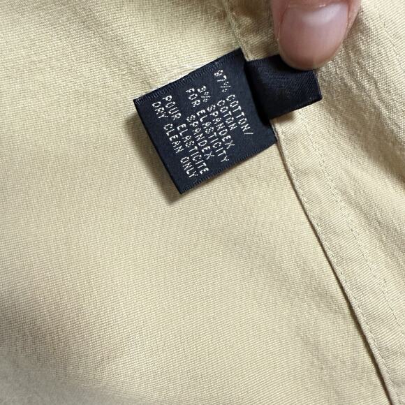 VTG Ralph Lauren Black Label Belted Beige Safari Jacket Womens Size 6 USA Made - Picture 11 of 13